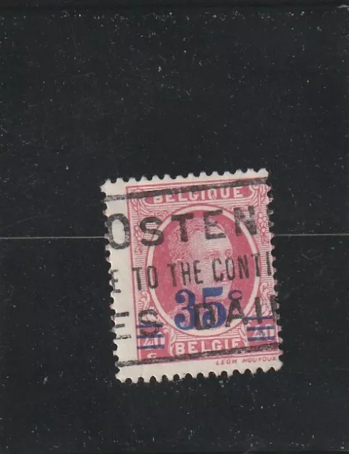 L6003 BELGIQUE timbre Y&T N° 202 de 1921-27 " Albert 1er " Oblitéré