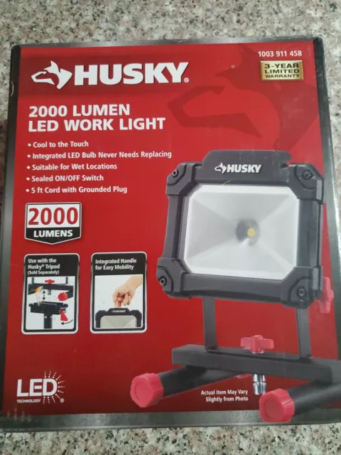 HUSKY 2000 LUMENS , Portable LED Work Light 24W / 5 ft cord ,new £37.61 -  PicClick UK