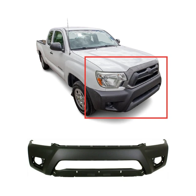 PRIMED FRONT BUMPER Cover Fascia for 20122015 Toyota Pickup