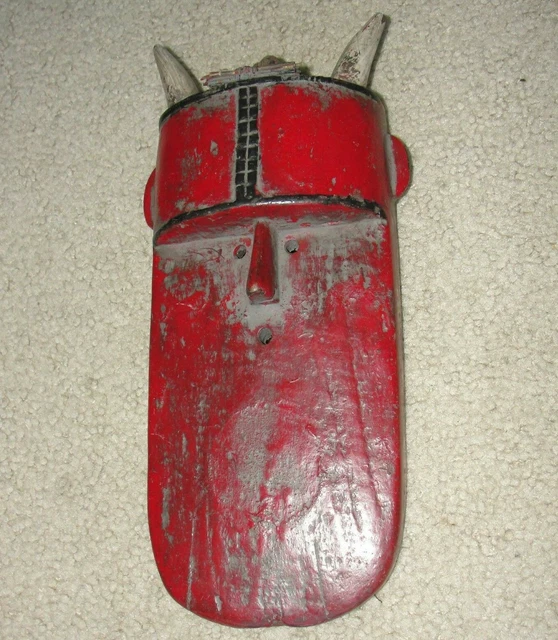 African Tribal Art Toma Unique Magic Beautiful Mask Guinea Statue Masque Antique
