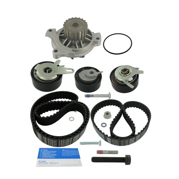 SKF Pompe à eau + de courroie de distribution VKMC 01270 Pour VW
