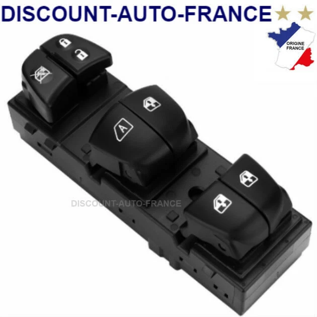 Interrupteur Bouton Lève-vitre Pour Nissan X-Trail, Murano, Navara, Pathfinder - Neuf, Référence 254012Y910
