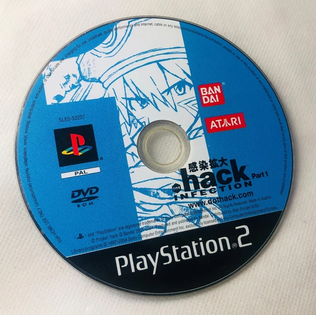 .hack Infection Sur PS2 - Version Promo Presse PAL - Jeu De Rôle Sony