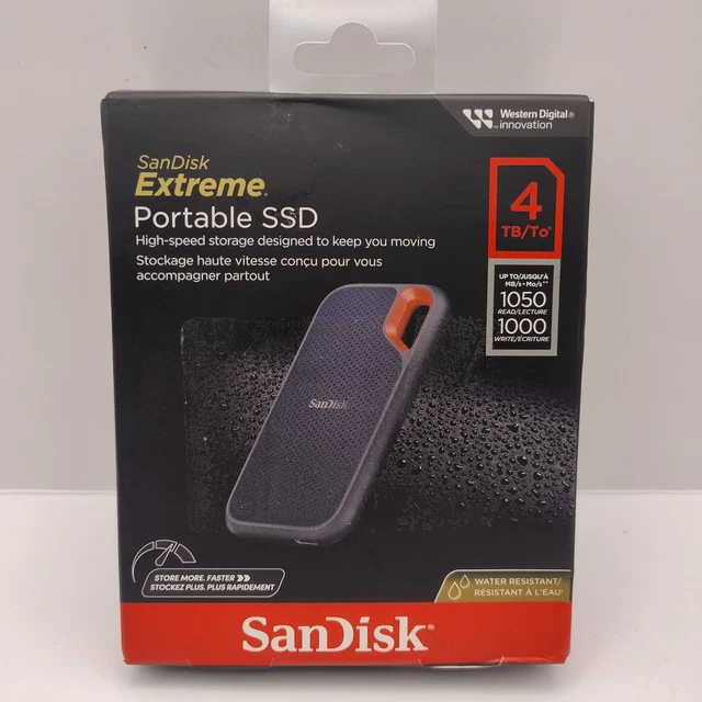 SANDISK 4TB EXTREME Portable SSD $368.09 - PicClick CA