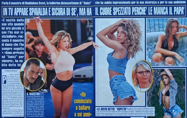 Italian Clipping Ritaglio 2022 MADDALENA SVEVI appare spavalda e sicura 3 PAGINE