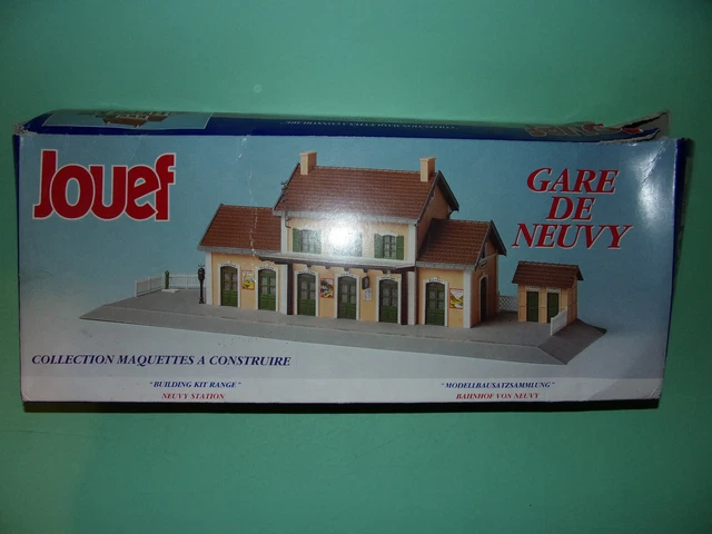 Y1112 Jouef 1985 maquette train Ho 1:87 gare de villeneuve assemblé | UK