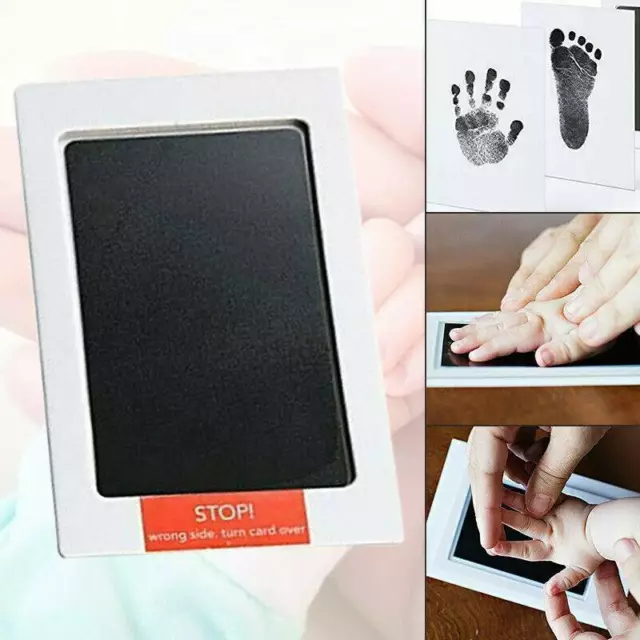 Clean Touch Ink Pad for Baby Handprints and Footprints – Inkless Infant Hand 3