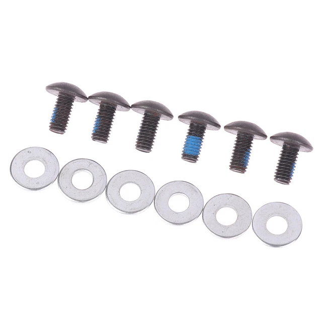 6Pcs/Lot 6mm Diameter Inline Skate Shoes Bottom Screws Nails For Skates Boot ~~