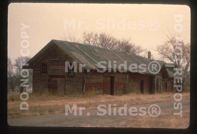 Duplicate Slide C&NW Ry. Chicago & North Western Newmans Grove IA Station