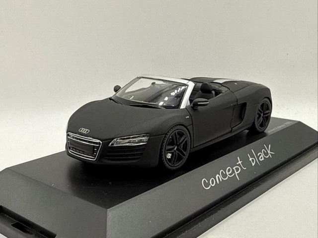 Audi R8 Spyder V10 2016 Jaune - Miniature Herpa 1/43 - Métal - Collection AUDI