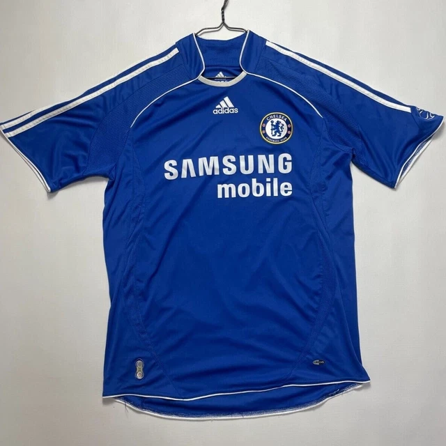 Chelsea England Home football shirt 2006 - 2008 Adidas Soccer Jersey Size M