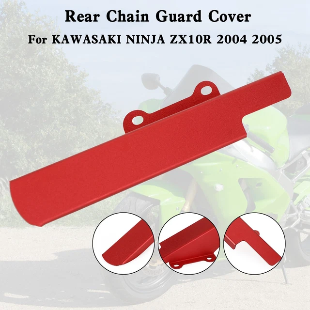 Sprocket Chain Guard Cover For KAWASAKI NINJA ZX-10R ZX10R 2004 2005 Red