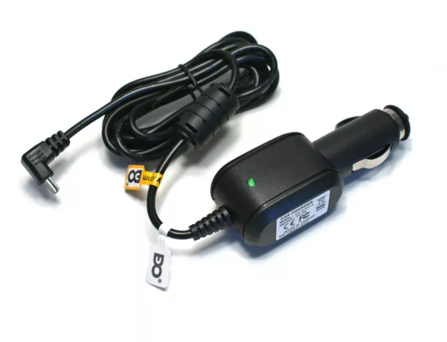 Caricabatteria Auto Alimentazione Cavo per Garmin Dezl 560 570 760lmt 770lmthd