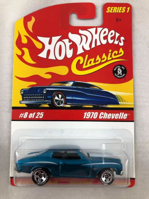 Classics Series 1 Hot Wheels #8 1970 Chevelle Blue