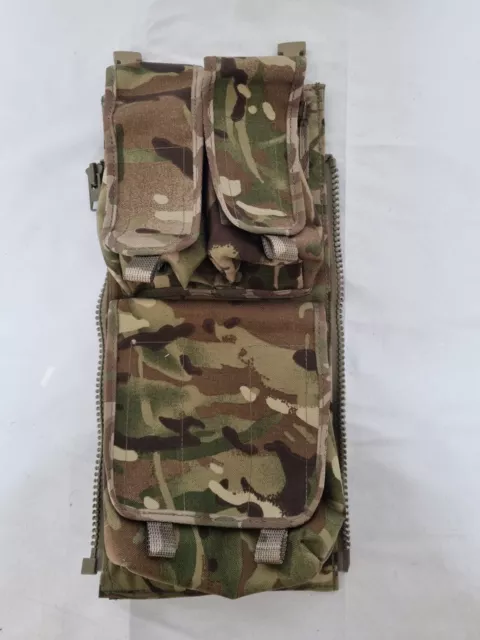 British Army PLCE Assault Bergen Side Pouch - Utility Ammo Pocket MTP Multicam