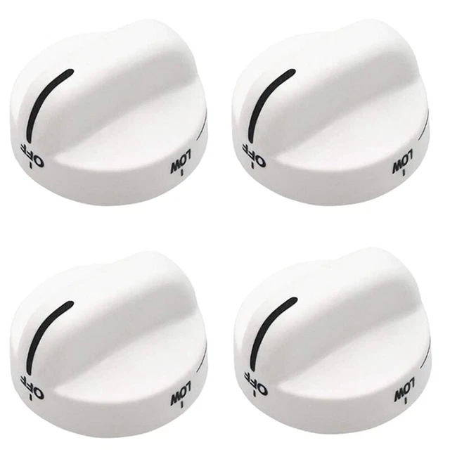 4x WP8273104 - Pulsante di controllo compatibile con fornello/forno 8273104 PS393679 8 J7O1