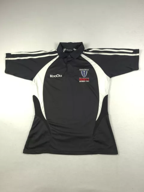 KOOGA Melbourne Rebels Polo Shirt Black Size S Member 2011 Short Sleeve