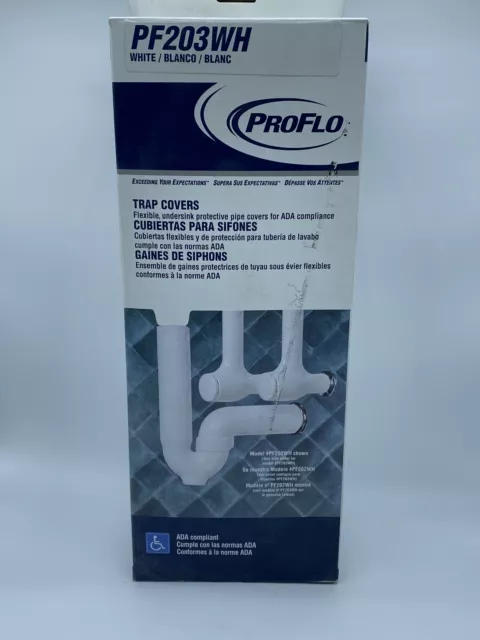 ProFlo Trap Covers PF203WH White, ADA Compliant