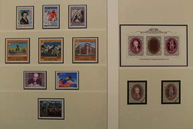 Österreich, MiNr. 2013-2047, Jahrgang 1991 postfrisch auf Lindner T - 707094