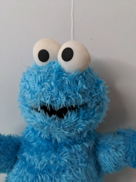 Fisher Price Sesame Street Cookie Monster Plush Toy Blue Stuffed Animal Doll 2