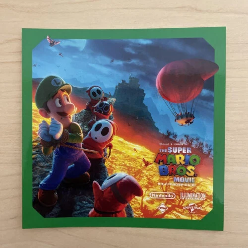 MOVIE SUPER MARIO Bros. Movie Seal Sticker Bonus 12.02 PicClick
