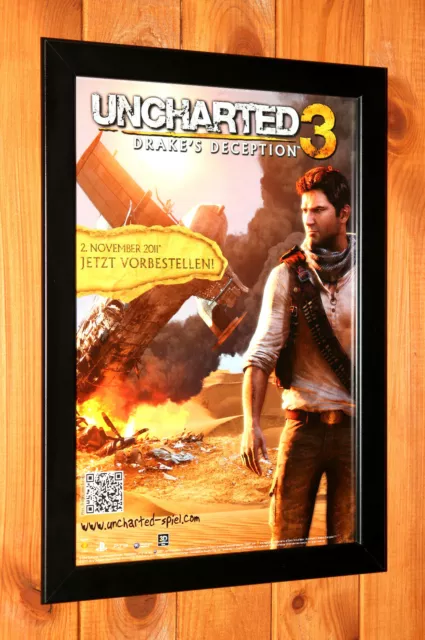 Uncharted The Nathan Drake Collection RARE PS4 42cm x 59cm Promotional  Poster #1