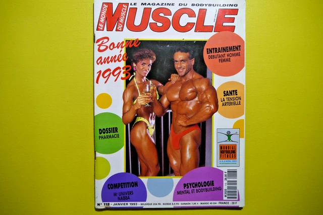 Magazine Le Monde Du Muscle N°128 1993 - Jean-Claude Vandamme & Chuck Norris