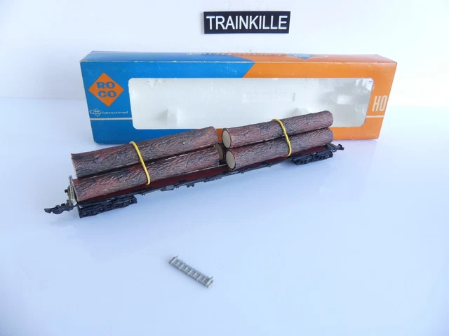 Wagon plat à ranchers, PKP - R66757 - Roco - Wagons marchandises - Easy