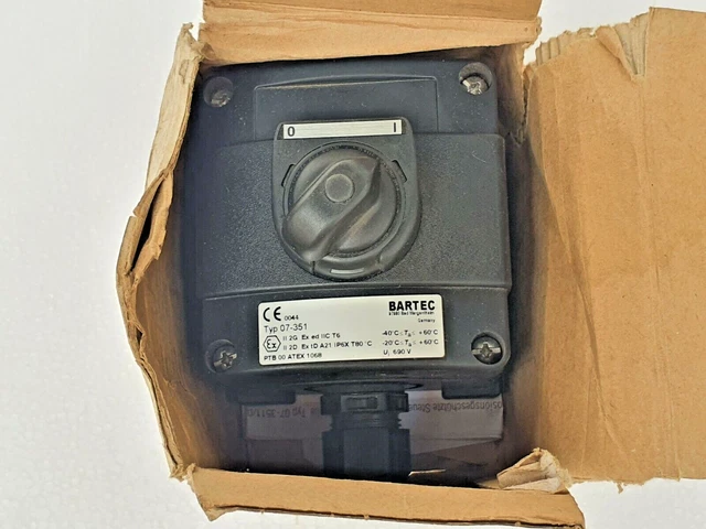 BARTEC 07-351 STATION De Contrôle ComEx, ATEX # NEUF EUR 142,54 ...