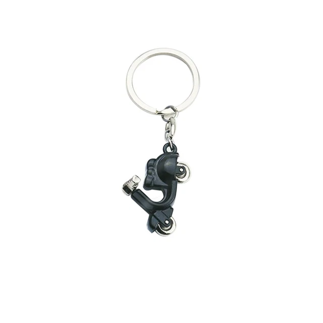 hanging pendant keychains Italien moto coloré porte-clé créatif en alliage de mé