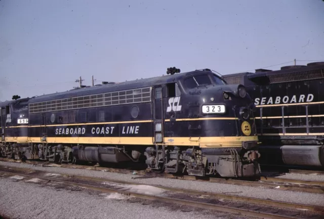SCL Seaboard Coast Line EMD FP7 Kodachrome original Kodak Slide