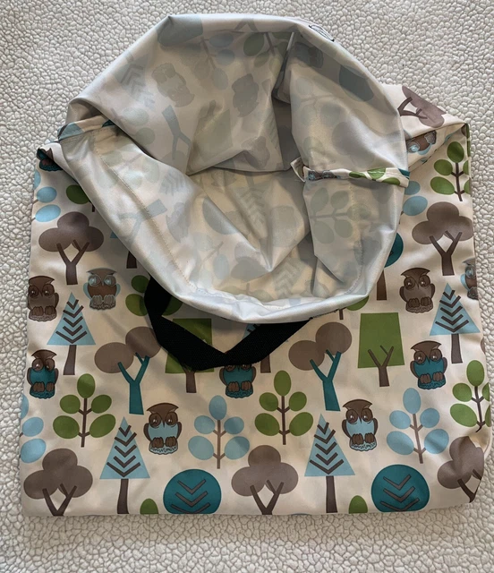Large Hanging Wet/Dry Cloth Diaper Bag Waterproof Baby Insert Nappy Laundry 2