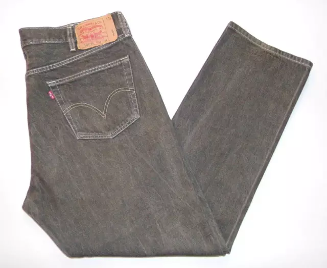 LEVI'S Men's Vintage 501XX Jeans 40"W X 32"L Brown Shrink to Fit Denim (G181)