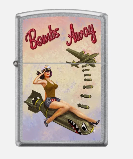 🔥ZIPPO 🔥 NOSEART Bombs Away Street Chrome Bnib 39.19 PicClick