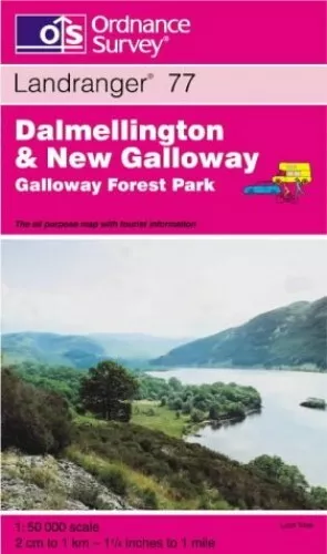 Dalmellington and New Galloway, Galloway... by Ordnance Survey Sheet map, folded