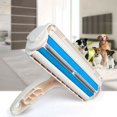 Pet Dog Cat Reusable Hair Lint Remover Fur Roller Sofa Clothes Cleaning Brush