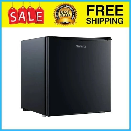 GALANZ 1.7 CU ft Single Door Mini Fridge, Black 87.22 PicClick
