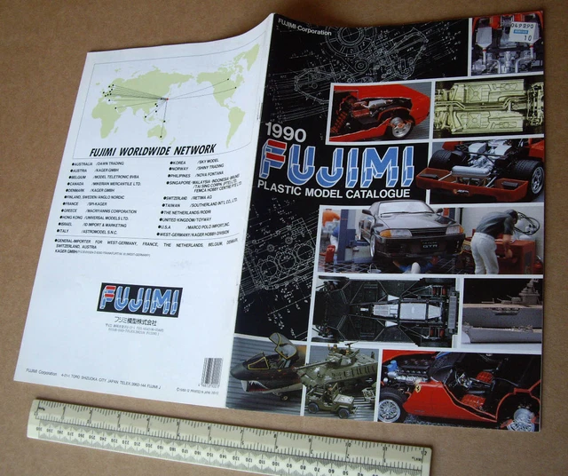 1990 FUJIMI JAPAN Plastic Kit Catalogue. Superb Presentation & Artwork