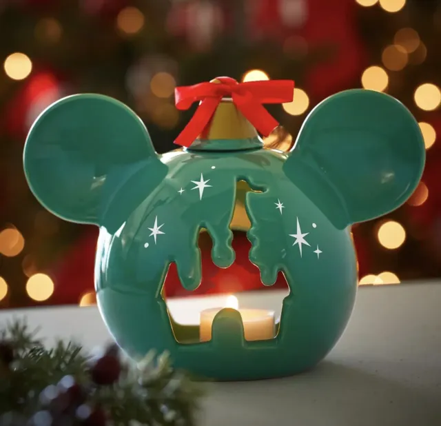 Disney Parks Christmas Mickey Mouse Classics ChristmasVotive Candle Holder NEW 2