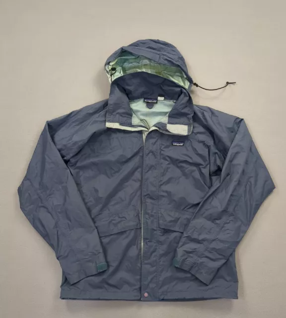 Patagonia Jacket Mens Medium Torrentshell Hooded Zip Coat *