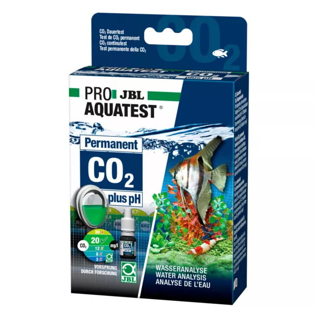 JBL CO2 / Ph Permanent Ensemble de Test - Dauertest Aquarium Mesure Directe