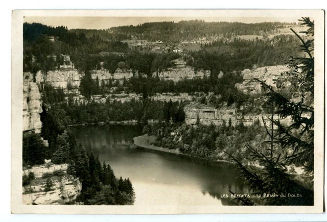 CPA Suisse Mittelland Les Brenets Le Bassin du Doubs carte-photo