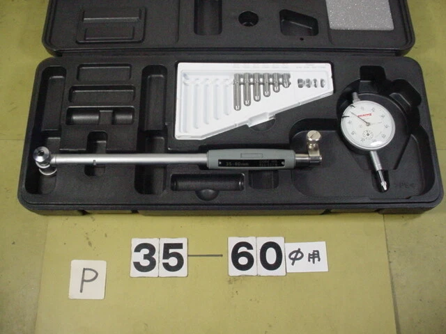 MITUTOYO MEASURING RANGE 35-60mm cylinder gauge second hand with dial