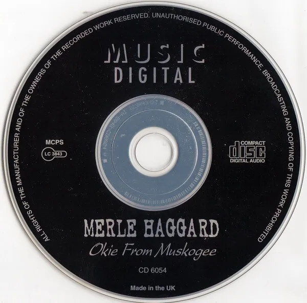 CD. MERLE HAGGARD - Okie from Muskogee - (1997) CD 6054 EUR 2,92 ...