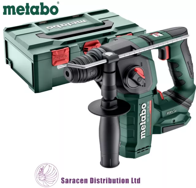 Metabo Bh 18 Ltx Bl 16 Cordless Sds+ Hammer Drill, 18V Body Only  - 600324840