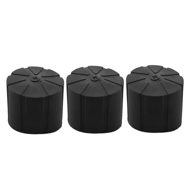 5X(3Pcs  Silicone Universal Lens  Cover for 65-90mm DSLR Camera Lenses B5W9)