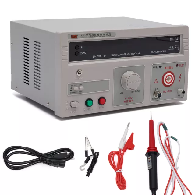 AC RK2670AM 110V 5KV Withstand Tester Voltage Current Hi-Pot Insulation Test New