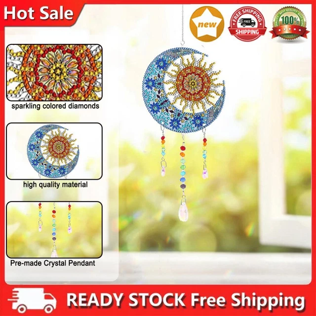 Demiawaking Diamond Painting Wind Games Crystal DIY Diamond Painting Sunscreen
