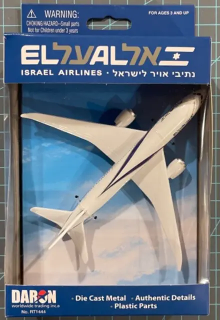 EL AL  Israel  Airlines (Daron) Aircraft Single Plane Model#RT1444