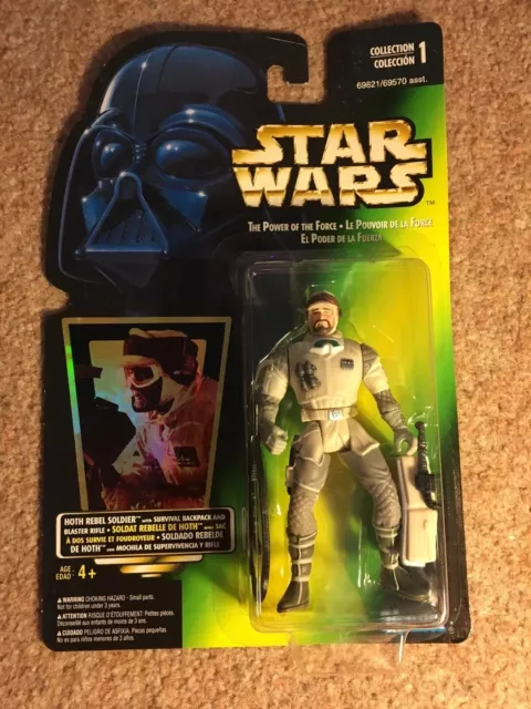 Figurine cardée Star Wars POTF Hoth Rebel Soldier Kenner 1996